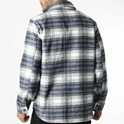 Sortie ✔️ Surchemise A Carreaux Rollie Bleu Marine Blanc de Jack And Jones 🎁 -Jack And Jones Soldes jack and jones 286247 12198798 CROCKERY CHECK 20210930T153000 04