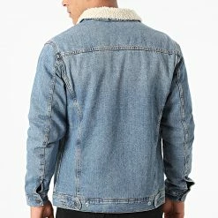 Grosses soldes ✨ Veste Jean Col Mouton Jean AKM 766 Bleu Denim de Jack And Jones 😉 -Jack And Jones Soldes jack and jones 286249 12196828 BLUE DENIM 20210930T164718 04