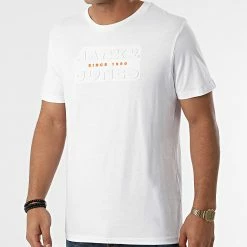 Meilleur prix ⌛ Tee 👚 Shirt Grapes Blanc de Jack And Jones 😀