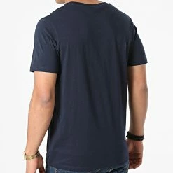 Grosses soldes 🥰 Tee 👚 Shirt Grapes Bleu Marine de Jack And Jones ⭐ -Jack And Jones Soldes jack and jones 286348 12196757 NAVY BLAZER 20211004T163137 04