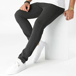 Sortie 😍 Pantalon Marco Connor Gris Anthracite Chiné de Jack And Jones 💯 -Jack And Jones Soldes jack and jones 286373 12193553 DARK GREY NOOS 20210930T152039 03