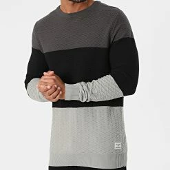 Tout neuf 😍 Pull Lawson Blocking Knit Gris Noir de Jack And Jones 🌟 6 Tout neuf 😍 Pull Lawson Blocking Knit Gris Noir de Jack And Jones 🌟 -Jack And Jones Soldes jack and jones 287051 12192550 WILD DOVE 20211007T155044 03