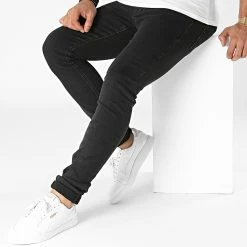 Grosses soldes 🛒 Jean Liam Original Noir de Jack And Jones 🔔 -Jack And Jones Soldes jack and jones 288734 12190857 BLACK DENIM 20211022T160812 03