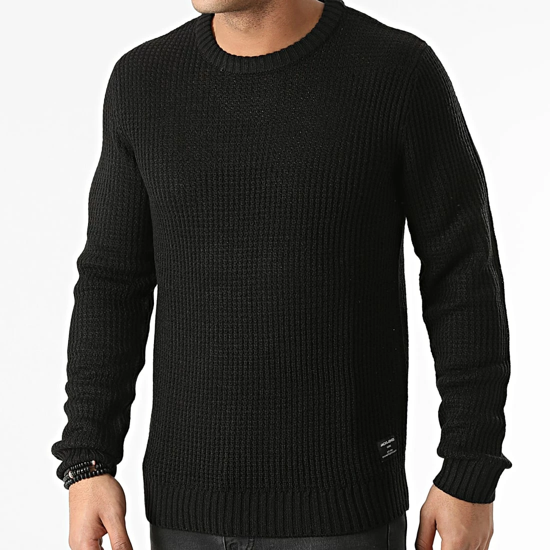 Budget ✨ Pull Dalton Noir de Jack And Jones ❤️ 1 Budget ✨ Pull Dalton Noir de Jack And Jones ❤️