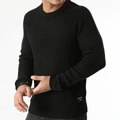 Budget ✨ Pull Dalton Noir de Jack And Jones ❤️ 6 Budget ✨ Pull Dalton Noir de Jack And Jones ❤️ -Jack And Jones Soldes jack and jones 290801 12200613 BLACK SOLID 20211109T164102 03