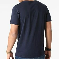 Grosses soldes ⌛ Tee 👚 Shirt Wings Small Bleu Marine de Jack And Jones 😉 -Jack And Jones Soldes jack and jones 290829 12198665 NAVY BLAZER 20211110T144517 04