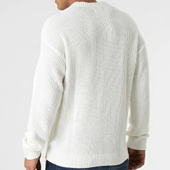 Promo 🤩 Pull Brink Blanc de Jack And Jones 🔔 7 Promo 🤩 Pull Brink Blanc de Jack And Jones 🔔 -Jack And Jones Soldes jack and jones 290841 12194786 CLOUD DANCER 20211109T162331 04