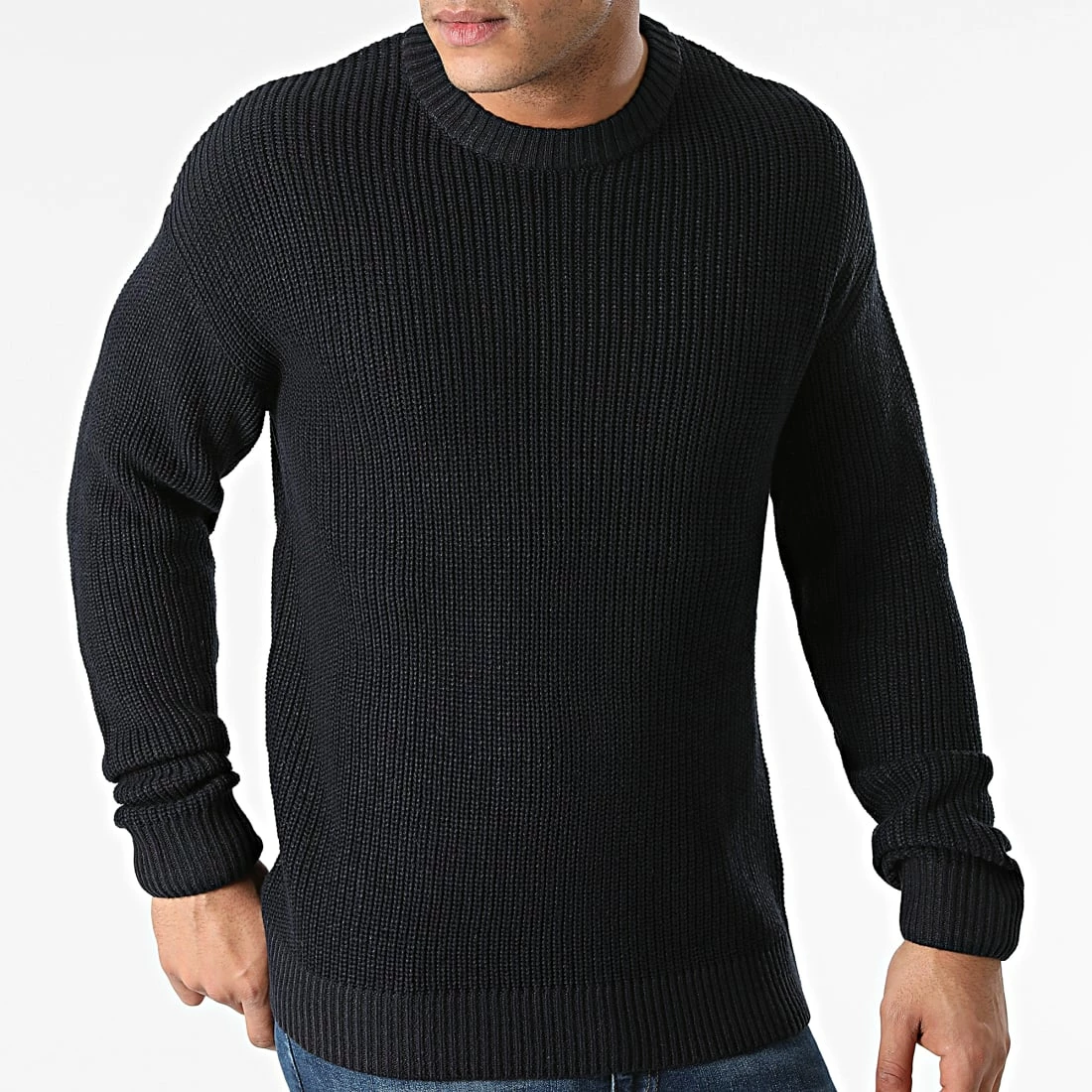 Sortie 🧨 Pull Brink Bleu Marine de Jack And Jones 😉 3 Sortie 🧨 Pull Brink Bleu Marine de Jack And Jones 😉 – Image 3