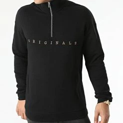 Nouveau 🎉 Sweat Col Zippé Copenhagen Noir de Jack And Jones 👏 6 Nouveau 🎉 Sweat Col Zippé Copenhagen Noir de Jack And Jones 👏 -Jack And Jones Soldes jack and jones 290845 12199078 BLACK 20211109T161414 03