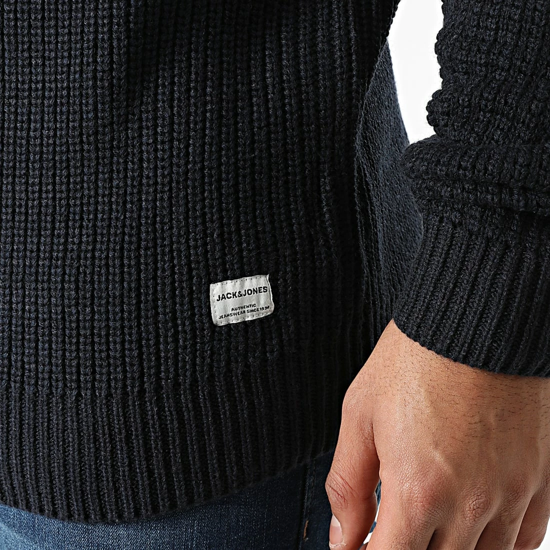 Offres 👏 Pull Brad Bleu Marine de Jack And Jones ❤️ 2 Offres 👏 Pull Brad Bleu Marine de Jack And Jones ❤️ – Image 2