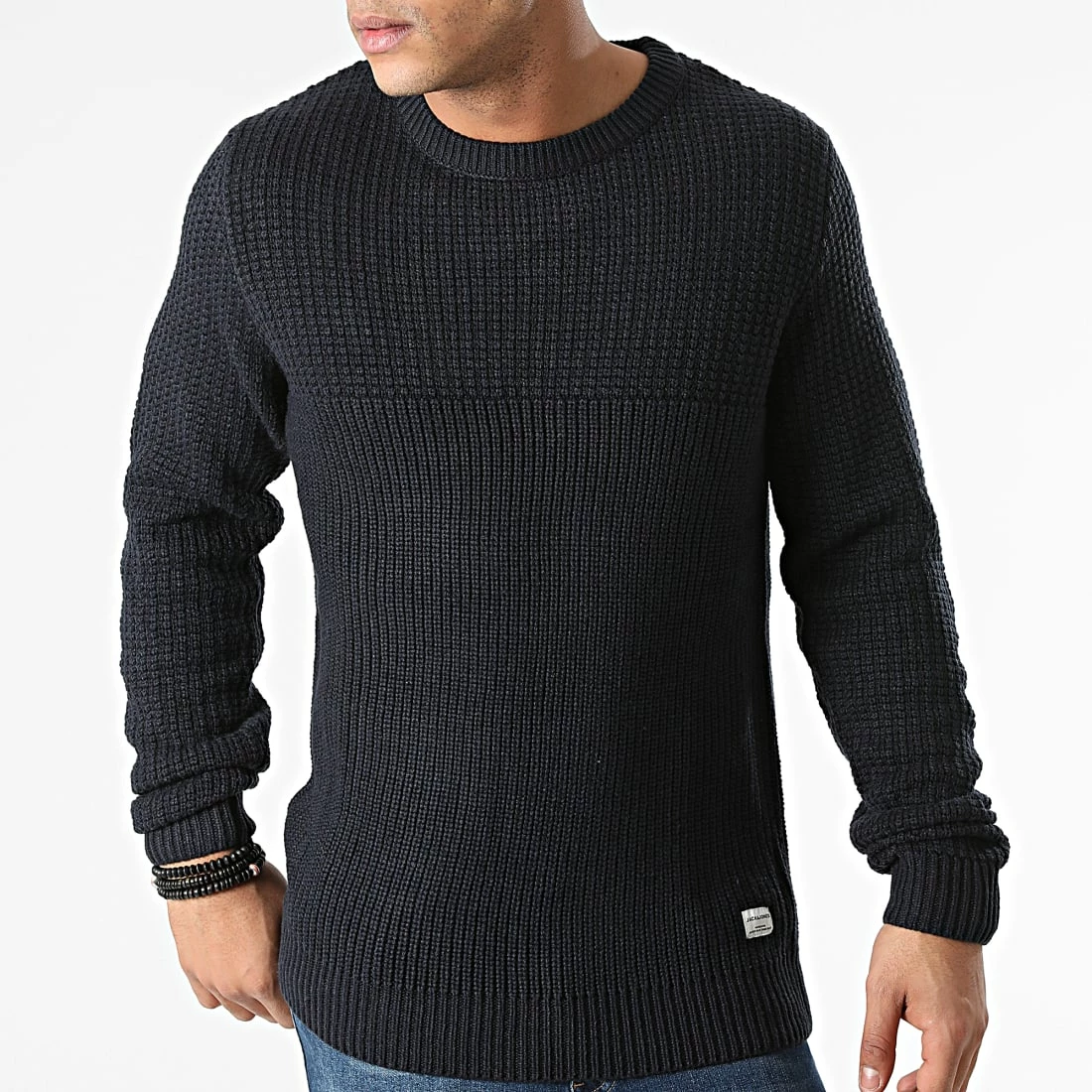 Offres 👏 Pull Brad Bleu Marine de Jack And Jones ❤️ 3 Offres 👏 Pull Brad Bleu Marine de Jack And Jones ❤️ – Image 3