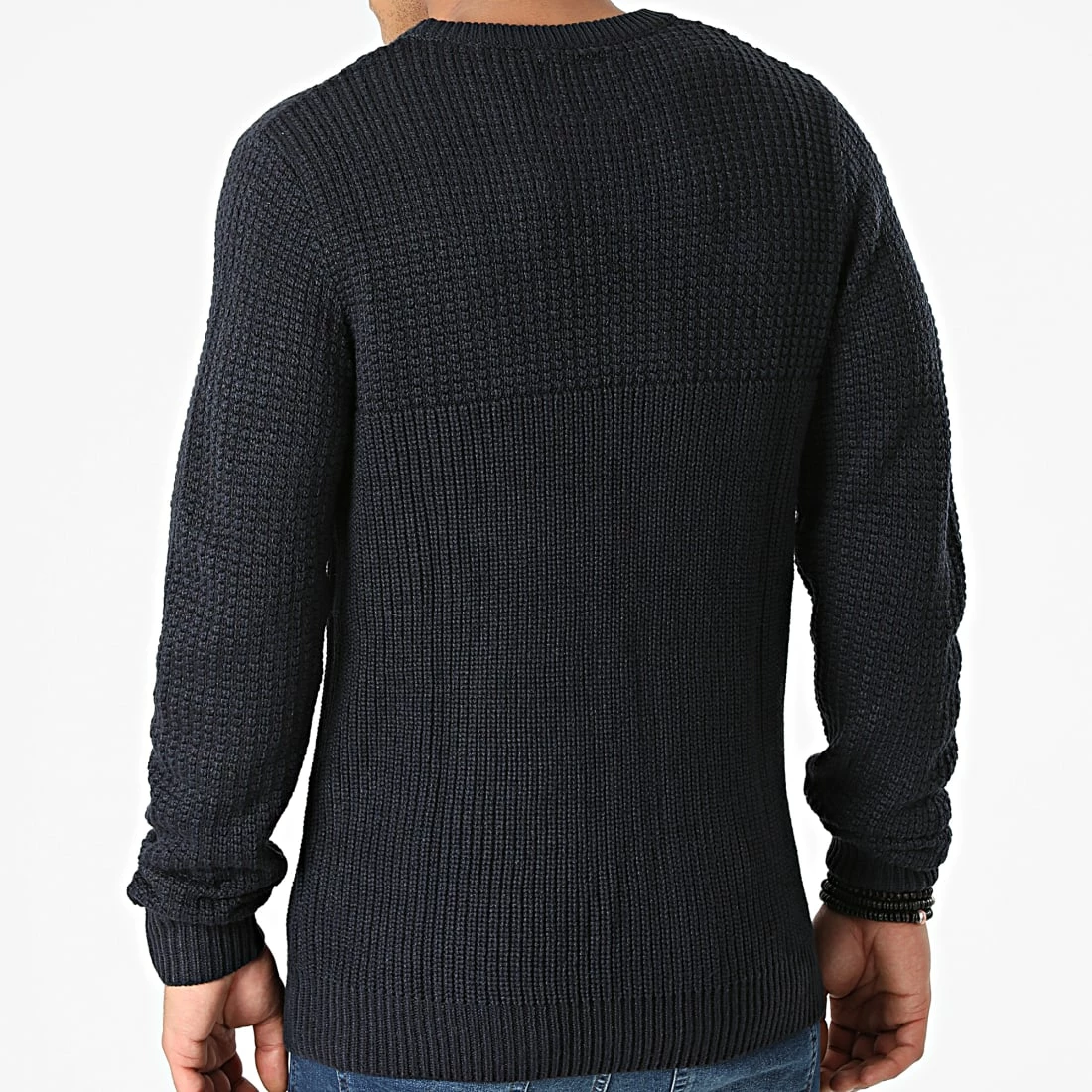 Offres 👏 Pull Brad Bleu Marine de Jack And Jones ❤️ 4 Offres 👏 Pull Brad Bleu Marine de Jack And Jones ❤️ – Image 4