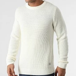Acheter ⭐ Pull Brad Beige de Jack And Jones 🎁