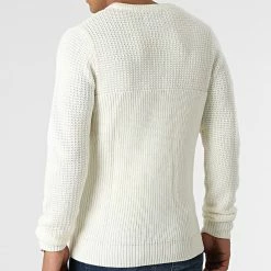 Acheter ⭐ Pull Brad Beige de Jack And Jones 🎁 -Jack And Jones Soldes jack and jones 290900 12189200 CLOUD DANCER 20211110T144119 04