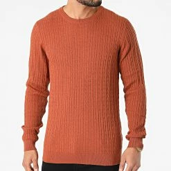 De gros 🧨 Pull Blawinter Cable Camel de Jack And Jones ❤️