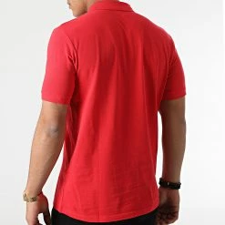 Grosses soldes 😍 Polo Manches Courtes Floki Rouge de Jack And Jones ⭐ -Jack And Jones Soldes jack and jones 291735 12202153 RIBBON RED 20211115T152814 04