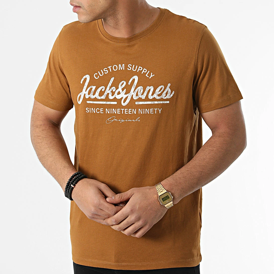 Remise ✔️ Tee 👕 Shirt Gerald Camel de Jack And Jones 🔔 3 Remise ✔️ Tee 👕 Shirt Gerald Camel de Jack And Jones 🔔 – Image 3