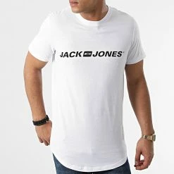 Grosses soldes ✨ Tee 👕 Shirt Oversize Remember Logo Blanc de Jack And Jones 🎉 -Jack And Jones Soldes jack and jones 292061 12206633 WHITE 20211118T122530 03