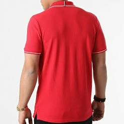 Sortie 🔥 Polo Manches Courtes Bladuo Rouge de Jack And Jones 🎁 -Jack And Jones Soldes jack and jones 292068 12206515 TANGO RED 20211118T123852 04