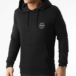 Meilleur prix ❤️ Sweat Capuche Shark Noir de Jack And Jones 🌟