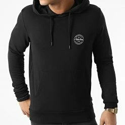 Meilleur prix ❤️ Sweat Capuche Shark Noir de Jack And Jones 🌟 -Jack And Jones Soldes jack and jones 293514 12205081 BLACK WHITE 20211203T161329 03