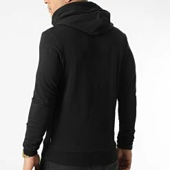 Meilleur prix ❤️ Sweat Capuche Shark Noir de Jack And Jones 🌟 -Jack And Jones Soldes jack and jones 293514 12205081 BLACK WHITE 20211203T161330 04