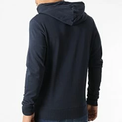 Grosses soldes 🛒 Sweat Capuche Shark Bleu Marine de Jack And Jones ⌛ -Jack And Jones Soldes jack and jones 293516 12205081 NAVY BLAZER CHILI 20211203T160742 04