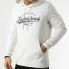 Top 10 ✨ Sweat Capuche Retro Gris Clair Chiné de Jack And Jones ❤️