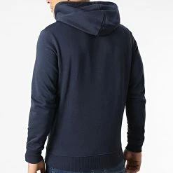 Sortie ✔️ Sweat Capuche Retro Bleu Marine de Jack And Jones 🎉 -Jack And Jones Soldes jack and jones 293521 12206713 NAVY BLAZER 20211203T160810 04