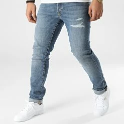 Sortie ✨ Jean Slim Glenn Fox Bleu Denim de Jack And Jones ✔️