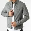 Bon marché 🧨 Veste Biker Suédine Rocky Gris de Jack And Jones 💯