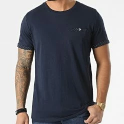 Grosses soldes ✨ Tee 👕 Shirt Boyer Bleu Marine de Jack And Jones 👏 -Jack And Jones Soldes jack and jones 296024 12207199 NAVY BLAZER 20211220T161448 03