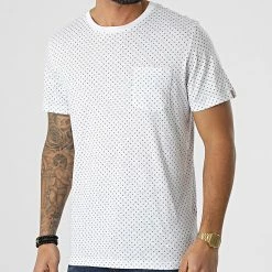 Nouveau ❤️ Tee 👚 Shirt Poche Jack Detail Blanc de Jack And Jones 🧨