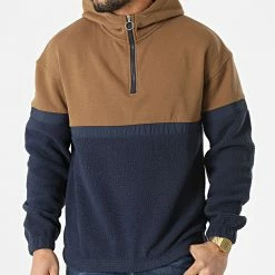 Coupon 🤩 Sweat Capuche Col Zippé Polaire Vigour Quarter Marron de Jack And Jones 🔔 6 Coupon 🤩 Sweat Capuche Col Zippé Polaire Vigour Quarter Marron de Jack And Jones 🔔 -Jack And Jones Soldes jack and jones 296093 12198191 NAVY BLAZER 20211221T155512 03