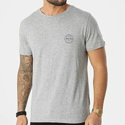 Meilleure affaire ⭐ Tee 👚 Shirt Shark Gris Chiné de Jack And Jones 🎉