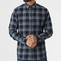 Budget 💯 Chemise Manches Longues Logan A Carreaux Bleu Marine de Jack And Jones 🛒 6 Budget 💯 Chemise Manches Longues Logan A Carreaux Bleu Marine de Jack And Jones 🛒 -Jack And Jones Soldes jack and jones 296114 12199514 NAVY BLAZER 20211221T155900 03