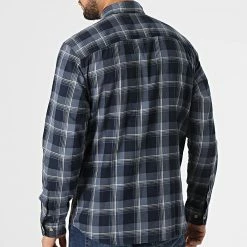 Budget 💯 Chemise Manches Longues Logan A Carreaux Bleu Marine de Jack And Jones 🛒 7 Budget 💯 Chemise Manches Longues Logan A Carreaux Bleu Marine de Jack And Jones 🛒 -Jack And Jones Soldes jack and jones 296114 12199514 NAVY BLAZER 20211221T155901 04