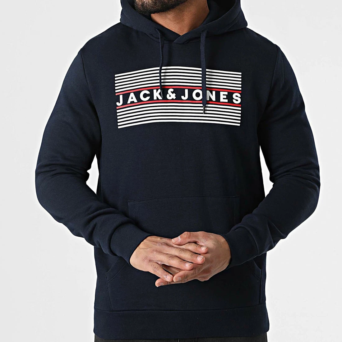 Budget ⌛ Sweat Capuche Corp Logo Bleu Marine de Jack And Jones ⌛ 3 Budget ⌛ Sweat Capuche Corp Logo Bleu Marine de Jack And Jones ⌛ – Image 3