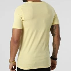 Remise 🔥 Tee 👚 Shirt Logo Jaune de Jack And Jones ⌛ -Jack And Jones Soldes jack and jones 296820 12199474 MELLOW YELLOW 20220106T155731 04