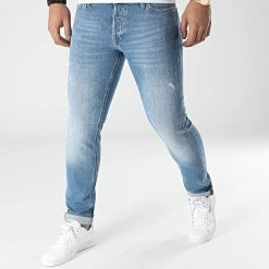 Coupon 🎁 Jean Slim Glenn Original Bleu Denim de Jack And Jones 😀