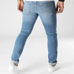 Coupon 🎁 Jean Slim Glenn Original Bleu Denim de Jack And Jones 😀 -Jack And Jones Soldes jack and jones 296824 12182972 BLUE DENIM 20211229T140008 03