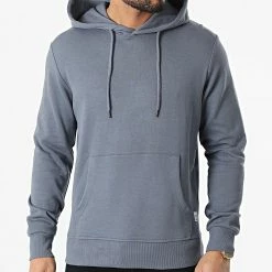 Remise 🔥 Sweat Capuche Basic Gris Souris de Jack And Jones 😉