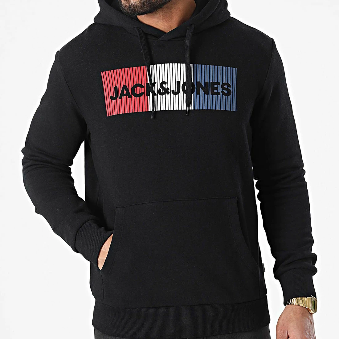 Coupon ✔️ Lot De 2 Sweat Capuche Corp Logo Gris Chiné Noir de Jack And Jones ❤️ 2 Coupon ✔️ Lot De 2 Sweat Capuche Corp Logo Gris Chiné Noir de Jack And Jones ❤️ – Image 2