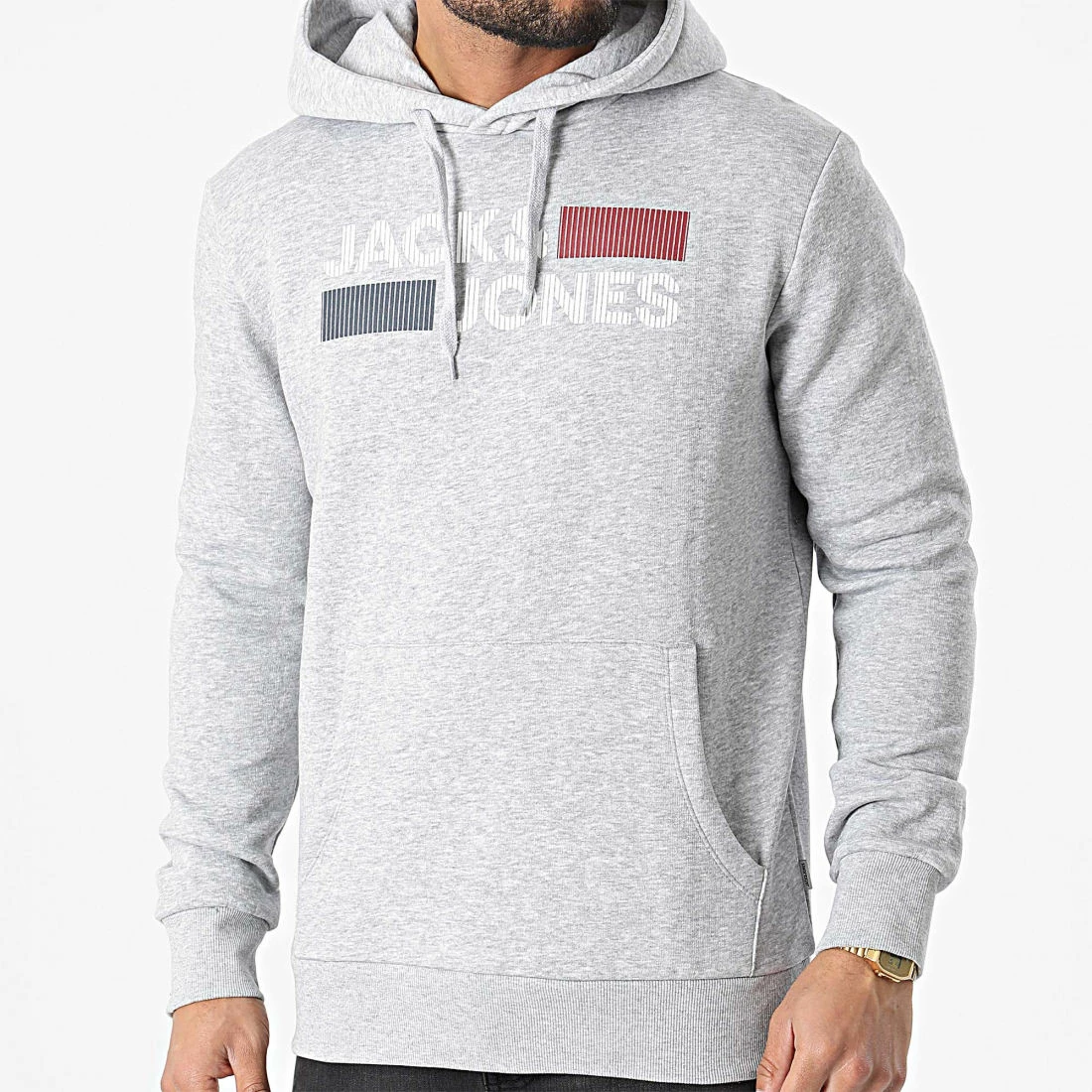 Coupon ✔️ Lot De 2 Sweat Capuche Corp Logo Gris Chiné Noir de Jack And Jones ❤️ 5 Coupon ✔️ Lot De 2 Sweat Capuche Corp Logo Gris Chiné Noir de Jack And Jones ❤️ – Image 5