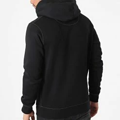 Sortie ✨ Sweat Capuche Upscale Noir de Jack And Jones ❤️ -Jack And Jones Soldes jack and jones 296836 12205036 BLACK 20211230T151803 04