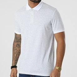 De gros ⭐ Polo Manches Courtes Detail Blanc de Jack And Jones ❤️
