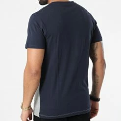 Meilleure vente 👍 Tee 👚 Shirt Tomorrow Gris Chiné Bleu Marine de Jack And Jones 🔥 -Jack And Jones Soldes jack and jones 296901 12200166 LIGHT GREY MEL 20220105T161203 04