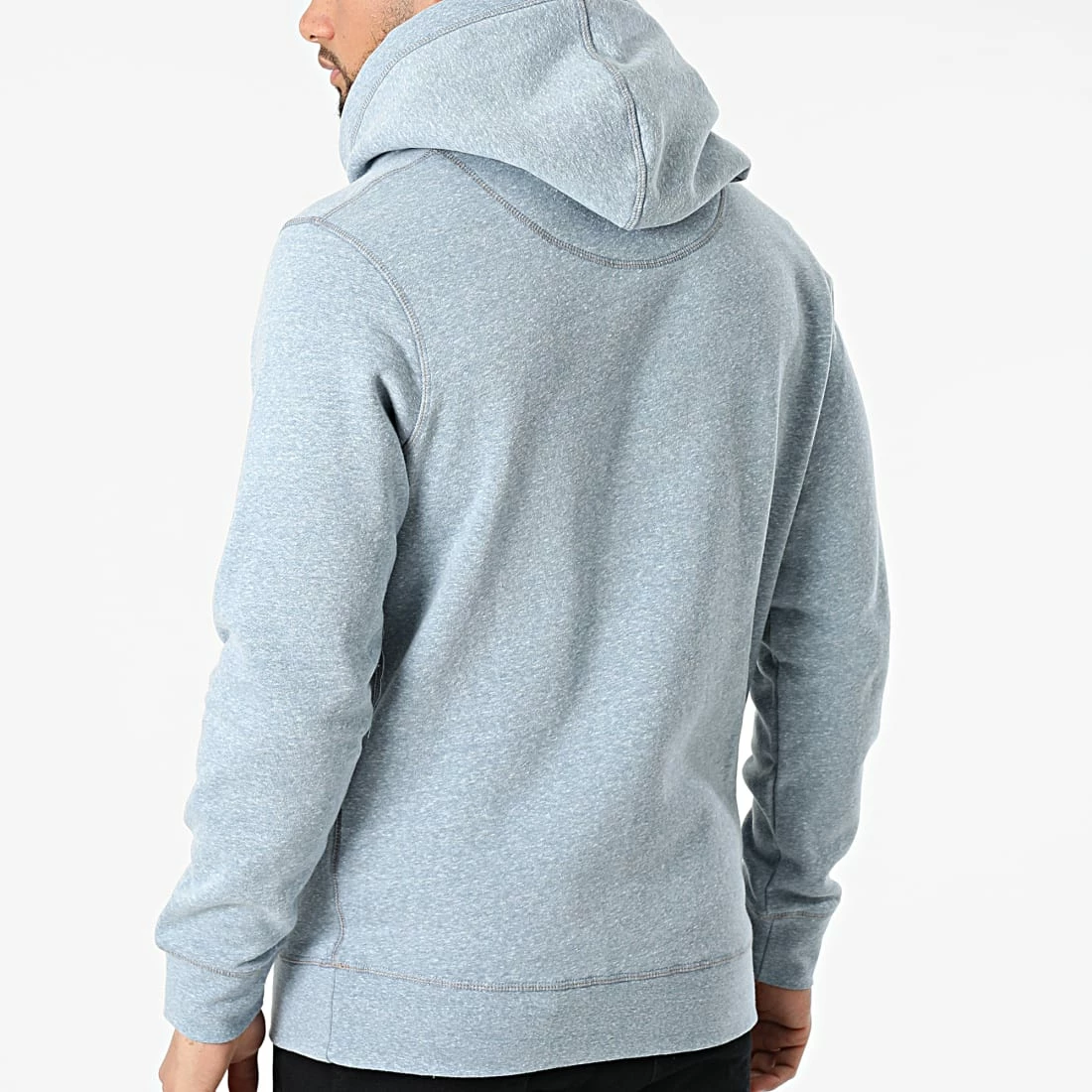 Coupon ⌛ Sweat Capuche Tons Bleu Chiné de Jack And Jones ✨ 4 Coupon ⌛ Sweat Capuche Tons Bleu Chiné de Jack And Jones ✨ – Image 4