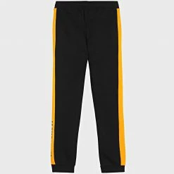 Le moins cher 🥰 Pantalon Jogging Enfant Will Noir Orange de Jack And Jones ✔️ -Jack And Jones Soldes jack and jones 296928 12200807 BLACK 20211231T112128 04