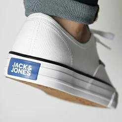 Le moins cher ✨ Baskets Curtis Canvas 12201283 Bright White de Jack And Jones 😀 -Jack And Jones Soldes jack and jones 298794 12201283 BRIGHT WHITE 20220120T160842 04